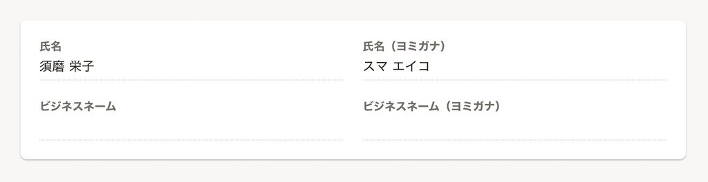 maxColumnsが2のときの表示例